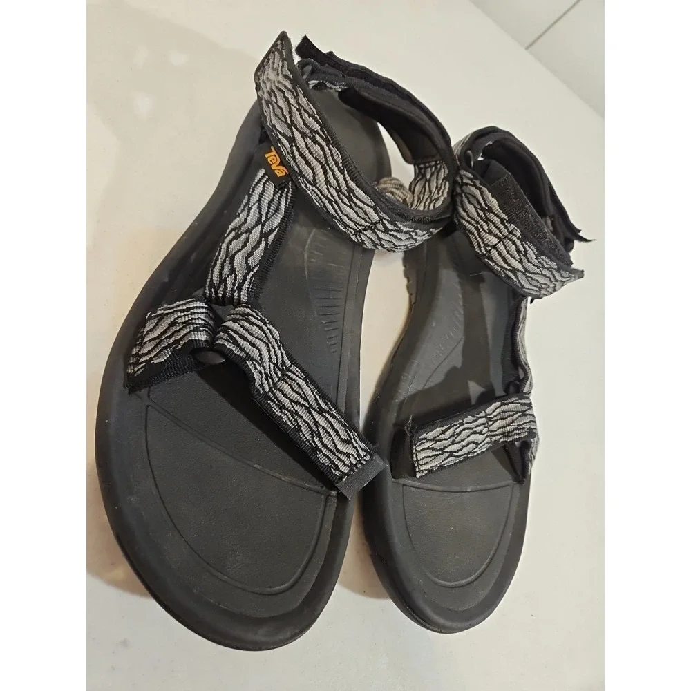 Teva Hurricane Strappy Black/gray Hiking Sandals Ex.‎ Condition (S174